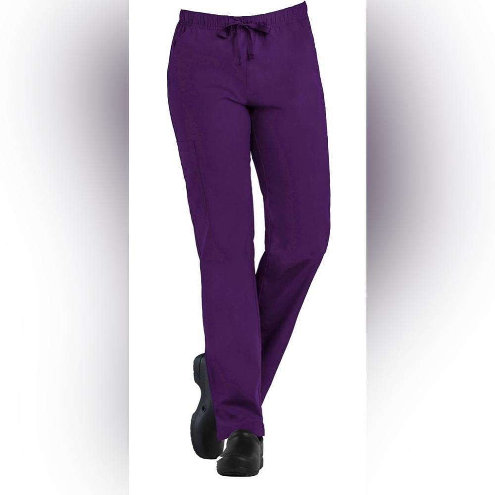 XL TALL Maevn Red Panda Women's Full Elastic Cargo Pant: Eggplant Purple